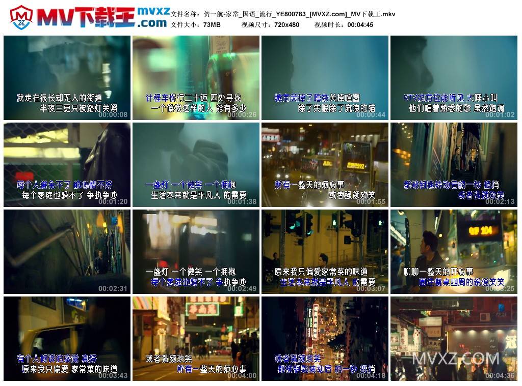 贺一航-家常_国语_流行_YE800783